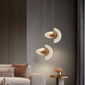 Decorative Metal and Acrylic Pendant Light - Ellegance