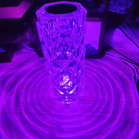 Crystal LED Table Lamp - 16 LED Colours