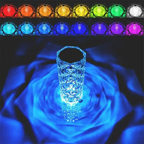 Crystal LED Table Lamp - 16 LED Colours