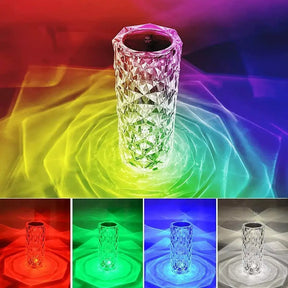 Crystal LED Table Lamp - 16 LED Colours